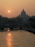 River Tiber and the Vatican, Rome, Lazio, Italy