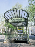 Abbesses Metro Station, Paris, France