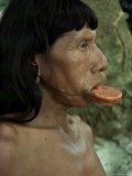 Buy Suya with Lip Plate, Xingu, Brazil, South America at AllPosters.com
