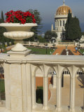 Buy Bahai Gardens and Shrine, with Temple in the Background, Haifa, Israel, Middle East at AllPosters.com