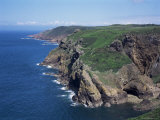 Buy Cliffs Looking East from Near Crabbe of North Coast St. Mary, Jersey, Channel Islands at AllPosters.com