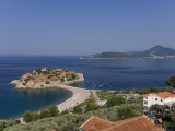 Buy Sveti Stefan and Adriatic Coastline, Montenegro at AllPosters.com