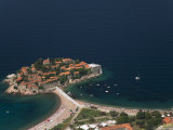Buy Sveti Stefan and Adriatic Coastline, Montenegro at AllPosters.com