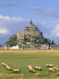Buy Mont Saint Michel, Unesco World Heritage Site, Manche, Normandy, France at AllPosters.com