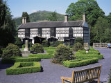 Buy Plas Newydd, Home of the Ladies of Llangollen, with Castell Dinas Bran Behind, Denbighshire at AllPosters.com