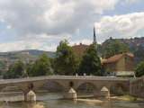Buy Latin Bridge (Latinska Cuprija), Across the River Miljacka, Sarajevo, Bosnia, Bosnia-Herzegovina at AllPosters.com