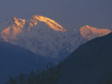 Buy Sunset, Nanga Parbat Mountain, Karakoram (Karakorum) Mountains, Pakistan at AllPosters.com