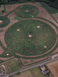 Aerial of Maze, Reignac-Sur-Indre, Touraine, Centre, France