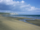 Beach View to Culver Cliff, Sandown, Isle of Wight, England, United Kingdom