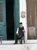 Old Man in Traditional Costume, Crete, Greece