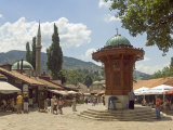 Buy Sebilj Fountain, Bascarsija Market, Sarajevo, Bosnia, Bosnia-Herzegovina at AllPosters.com