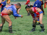 Buy Wrestling Match, Naadam Festival, Oulaan Bator (Ulaan Baatar), Mongolia, Central Asia at AllPosters.com