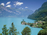 Buy View Over Lake Brienz to Iseltwald, Switzerland at AllPosters.com