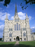Buy West Front, Salisbury Cathedral, Salisbury, Wiltshire, England, United Kingdom at AllPosters.com