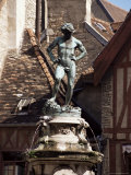 Statue in Place Francois Rude, Dijon, Burgundy, France