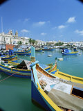 Buy Fishing Harbour, Marsaxlokk, Malta, Mediterranean at AllPosters.com