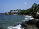 Buy Coastline, Tayrona National Park, Magdalena District, Colombia, South America at AllPosters.com