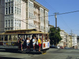 Cable Car on Nob Hill, San Francisco, California, USA