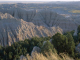 Buy View Over Eroded Landscape, Badlands National Park, South Dakota, USA at AllPosters.com