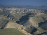 Buy View in Winter with Typical Hills in Foreground and Alon Settlement Beyond, Judean Desert, Israel at AllPosters.com