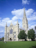 Buy Salisbury Cathedral from the Southwest, Salisbury, Wiltshire, England, United Kingdom at AllPosters.com