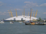 Millennium Dome and the River Thames, Greenwich, London, England, United Kingdom