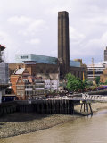 Buy The New Globe Theatre with the Tate Gallery of Modern Art in Background, Bankside, London, UK at AllPosters.com
