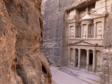 The Treasury (El Khazneh), Petra, Unesco World Heritage Site, Jordan, Middle East