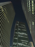 Nightime Skyscrapers and City Buildings, Shinjuku, Tokyo, Japan