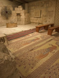 Floor Mosaics, Moses Memorial Church, Mount Nebo, East Bank Plateau, Jordan, Middle East