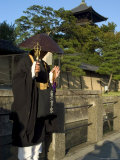 Monk at Toji Temple, Kyoto City, Honshu, Japan