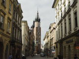 Old Town and 14th Century St. Mary's Church, Krakow (Cracow), Poland