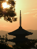 Sunset, Yasaka No to Pagoda, Kyoto City, Honshu, Japan