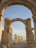 Monumental Arch, Archaelogical Ruins, Palmyra, Unesco World Heritage Site, Syria, Middle East
