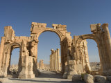 Monumental Arch, Archaelogical Ruins, Palmyra, Unesco World Heritage Site, Syria, Middle East
