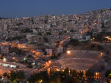 Buy Roman Theatre at Night, Amman, Jordan, Middle East at AllPosters.com