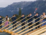 Aplhorn Players, Unspunnen Bicentenary Festival, Interlaken, Jungfrau Region, Switzerland
