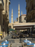Street Cafe, New Mosque, Beirut, Lebanon, Middle East