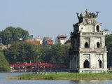 Perfume Pagoda, the Hup Bridge, Hoan Kiem Lake, Hanoi, Northern Vietnam, Southeast Asia