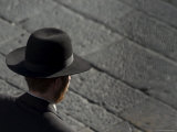 Jewish Man in Traditional Clothes, Old Walled City, Jerusalem, Israel, Middle East