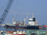 Buy Container Ships in Port Area, Lattakia, Syria, Middle East at AllPosters.com