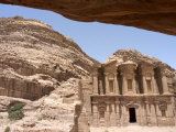 Cave View of the Monastery, Petra, Unesco World Heritage Site, Wadi Musa (Mousa), Jordan