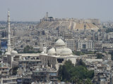 City Mosque and the Citadel, Aleppo (Haleb), Syria, Middle East