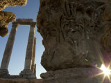 Sunset, Citadel Ruins, Jebel Al-Qal'Ah, Amman, Jordan, Middle East