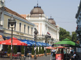 Outdoor Cafes on Kneza Mihailova Pedestrian Boulevard, Belgrade, Serbia