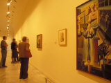 Visitors Studying Salvador Dali's El Hombre Invisible in Museo Nacional Centro De Arte Reina Sofia