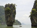 View of Koh Ping-Gan from Koh Ta Poo, Known as James Bond Island, Phang-Nga Bay, Thailand