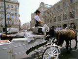 Buy Horse Drawn Carriage, Vienna, Austria at AllPosters.com