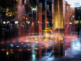 Buy Illuminated Water Fountain, South Bank, Melbourne, Victoria, Australia at AllPosters.com