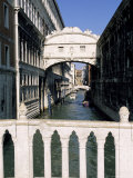 Bridge of Sighs Crossing Rio Del Palazzo, Venice, Veneto, Italy